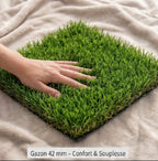 Gazon Synthétique 47 mm – Modèle Confort & Souplesse (Sur-Mesure)⁠